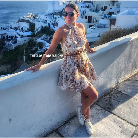 ZARA BLOGGER FAVE!!! High Collar Short Dress NWT - Picture 15 of 16